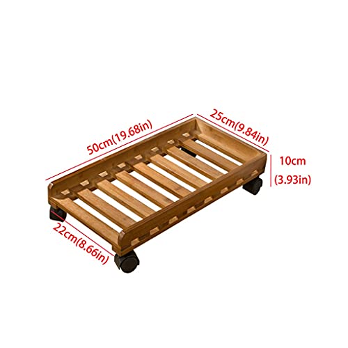 Soporte para CPU CPU Holder Stand Soporte para PC de escritorio con ruedas Soporte de madera para torre de PC tamaño B miniatura 2