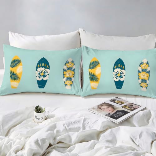 Housse de couette 200x200 surf hypoallergénique et douce pour en finir avec les draps rêches - 4