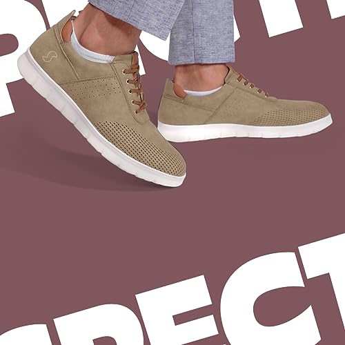 SOLETHREADS Spectre Casual Sneaker for Men | Lightweight | Comfortable|Trendy | Cushioned Insole | Lace-up Shoes for Men| Anti-Skid | Premium Shoes for Casual Wear