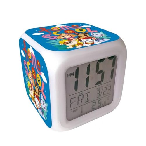Paw Patrol Digitale Klok + LED-Verlichting
