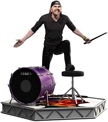 Knucklebonz - Lars Ulrich (Metallica) Limited Edition Collectible Statue (only 3000 Created) - Rock Iconz, Officially Licensed, Includes CoA