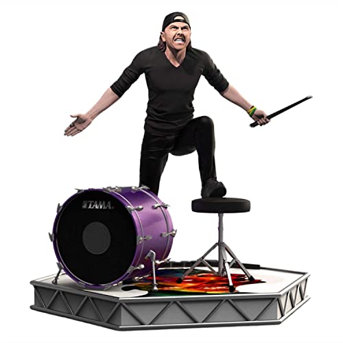 Metallica Rock Iconz Statue Lars Ulrich Unisexe Statuette Standard, Résine, - Les Beatles, Paul McCartney, John Lennon, RIngo Starr, George Harrison Metallica Rock Iconz Statue Lars Ulrich Unisexe Statuette Standard, Résine,