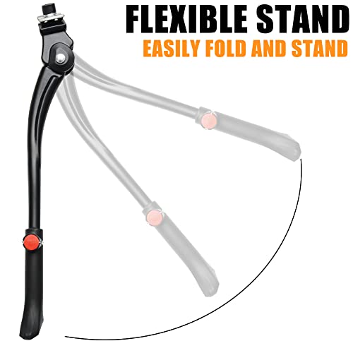 TOPCABIN Patas de Apoyo para Bicicleta Ajustables de Aleación de Aluminio para Bicicletas de 26-29 Pulgadas miniatura 6
