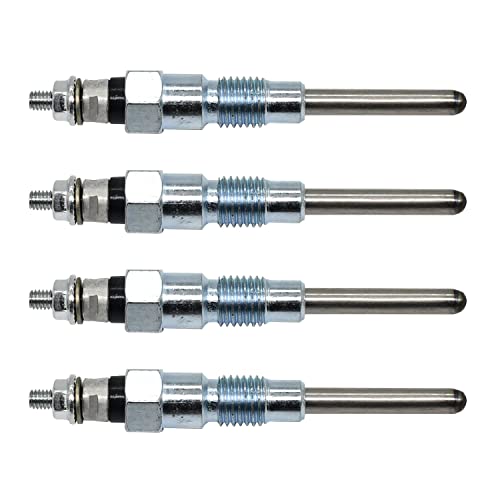 Weelparz 6655233 Glow Plugs 4Pcs For Bobcat 751 753 763 773 7753 325 328 329 331 334 337 341 5600 645 1600 Skid Steer Loader S150 S175 S185 S160 Track Loader T90 Kubota 3 Series Engine V2203 #TOP1
