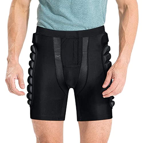SIYWINA Pantalones Cortos Ciclismo 3D Protección a Tope de Cadera Pantalones Cortos para Snowboard Patinaje Esquí Montar Cover