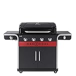 Char-Broil Gas2Coal 440 Hybrid Grill Gas Barbecue, Black, 61 x 24 x 46 cm