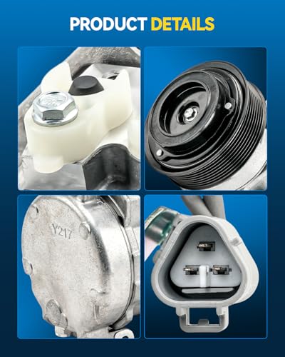 Image of PHILTOP 141012NEW Air Conditioner AC Compressor with Clutch for Toyota Tundra 2015-2021, 2007-2014 5.7L, 2010-2014 4.6L