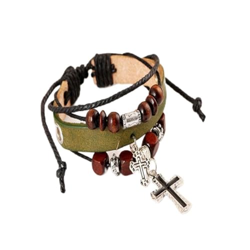 Bracelet en cuir pour femme ajustable contre l'usure des bijoux