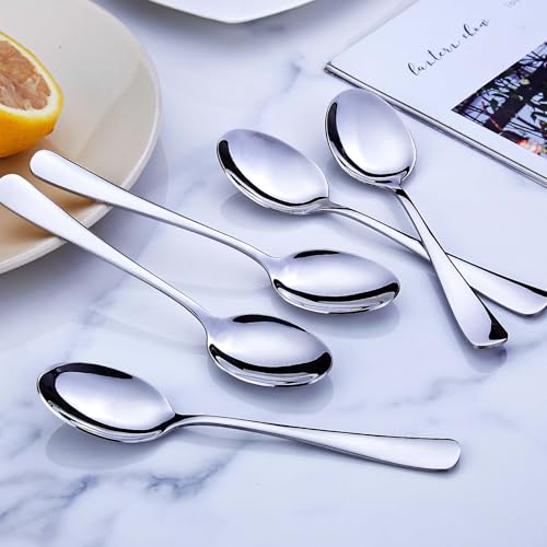 Miniatura 6 de Juego De 36 Cucharillas Postre Pionstar Acero Inoxidable, Aptas Para Lavavajillas Cucharillas De Café, Cucharas De Postre Y Más 14 Cm 5,5 Pulgadas Ideal Para Hogar, Cocina O Restaurante