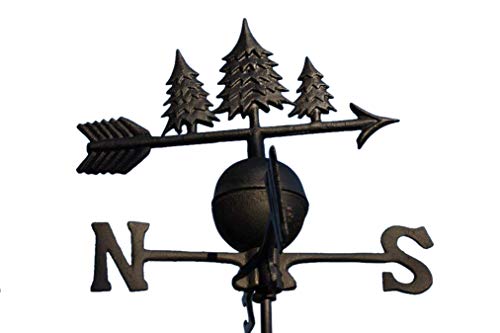 Garden Market Place Quality Trees Cast Iron Weathervane
