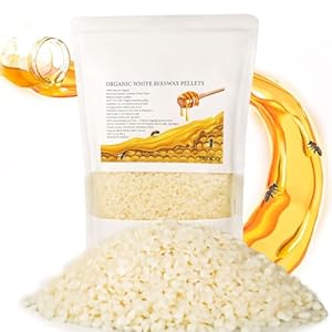 TRINIDa Beeswax Pellets 2LB(32 oz), Organic White Bees Wax for DIY Candles, Beeswax for Candle Making, Skin, Body, Face, and Hair Care, Lotions, DIY Creams, Lip Balm and Soap Making Supplies