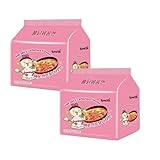Komeya | Pack 10 Fideos ramen salteados coreanos - Ramen Coreano Carbonara ultra hot Chicken 131g