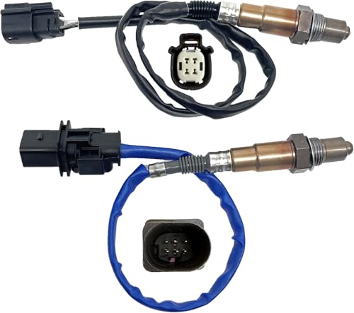 Broaug 2Pcs Oxygen O2 Sensors (Upstream 234-5068 + Downstream 234-4575) for 2012-2018 Ford Focus 2.0L L4 Non-Turbo / 2013-2014 Ford Fusion 1.6L L4 Turbo DS7Z-9F472-A CV6Z-9G444-B by Broaug - Used condition - US$45.59