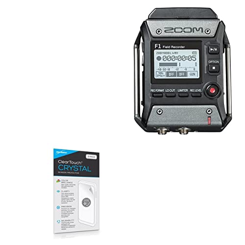 BoxWave Screen Protector Compatible with Zoom F1-LP - ClearTouch Crystal (2-Pack), HD Film Skin - Shields from Scratches