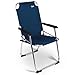 Produktbild Klappstuhl Camping Stuhl Outdoor Sitz Gartenmöbel Gartenstuhl Campingstuhl Balkonmöbel klappbar Campingmöbel Garten Strandstuhl Angelstuhl bis 100 kg belastbar Faltstuhl ALU Balkonstuhl Blau Balkon