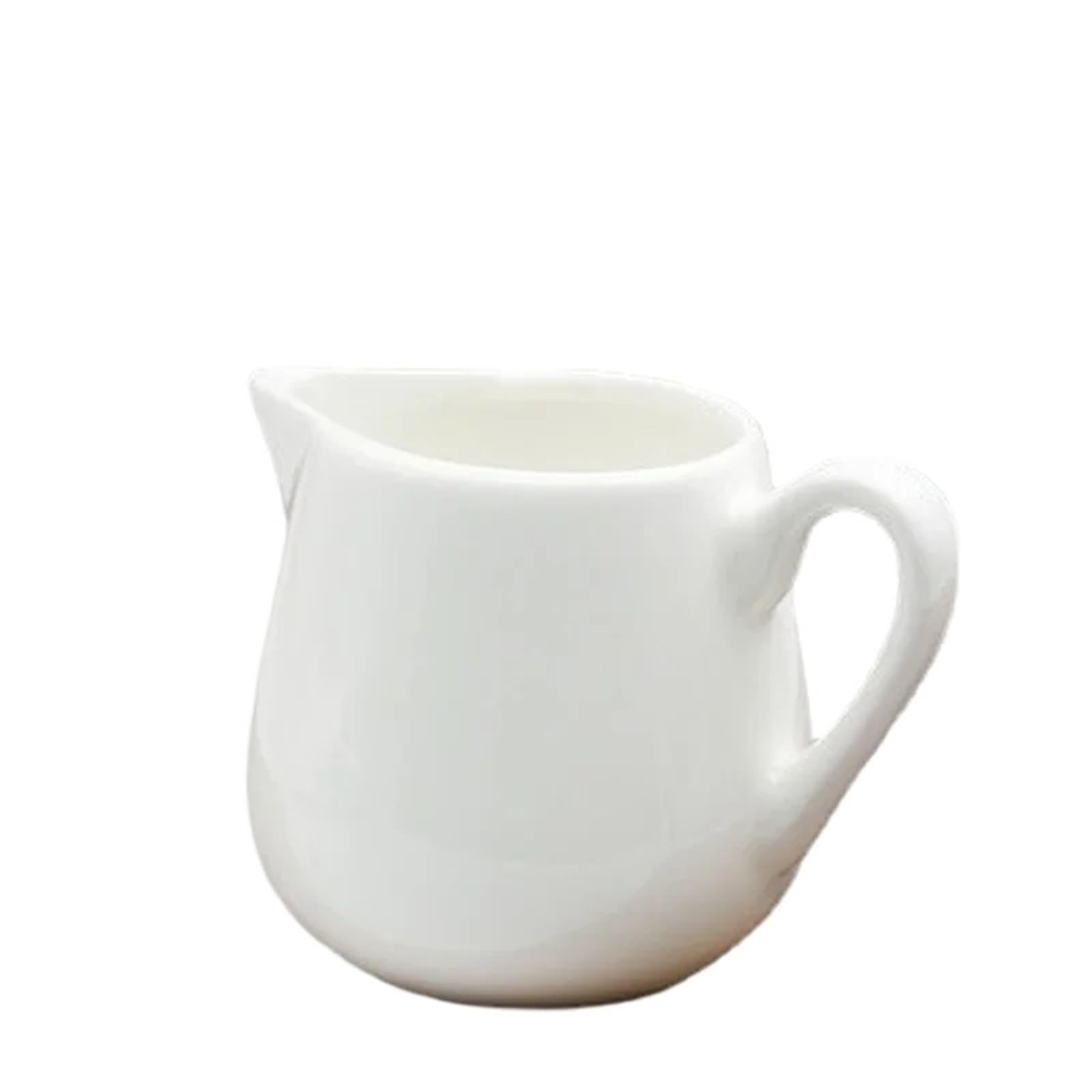 MRKU Pot à Lait, saucière, Verre à Eau, pichet, crémier, Distributeur de café, sucrier, 2 pièces, Service à thé en céramique pour Barista