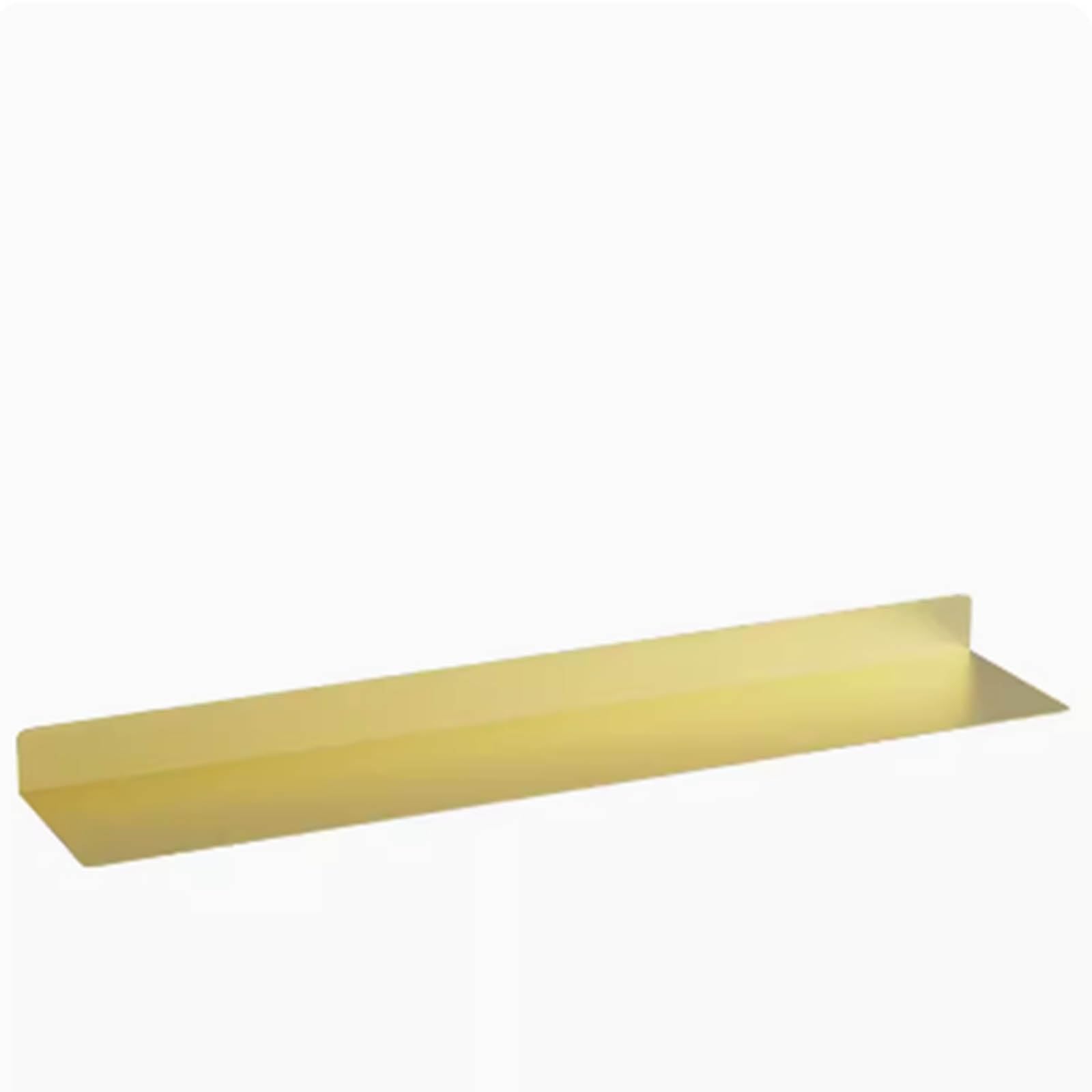 Mensole illuminate da parete a LED, in ferro dorato, 100 x 15 x 6 cm, espositore decorativo per casa, ufficio o vendita al dettaglio, elegante divisorio con illuminazione brillante
