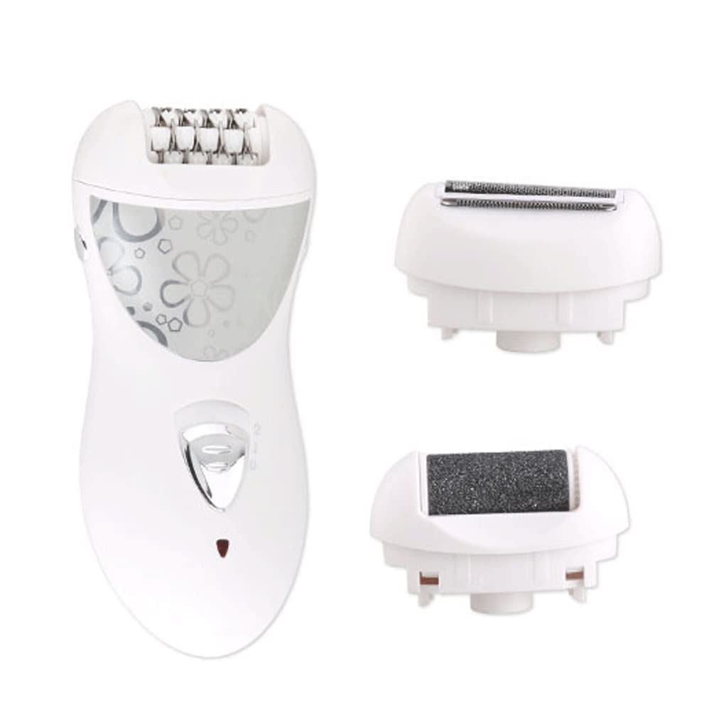 Epilator for Women 3 in 1 Hair Removal Electric Women Shaver with Foot File for Legs Underarms and