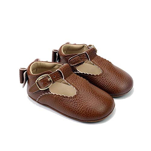 Infant Baby Girls Soft Sole Bowknot Princess Wedding Dress Mary Jane Flats Prewalker Newborn Light Baby Walking Sneaker Shoes Red