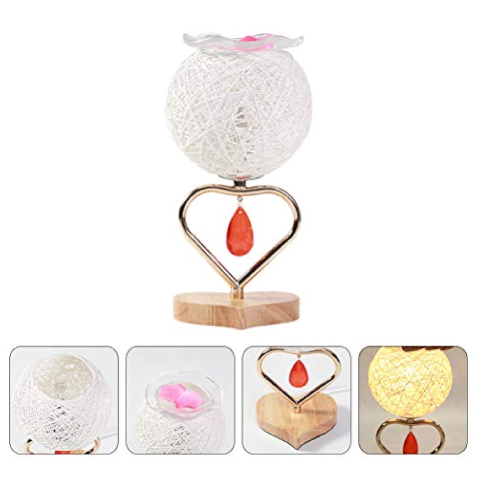 Heart Shape Aroma Essential Lamp Night Light