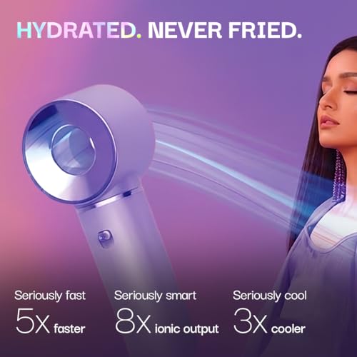 Image of Bombae (H)AirPlay Pro All-in-one Hair Styling System | Hairstyles Without Heat Damage | 110,000 RPM BLDC Motor with Ionic tech & Curling Styler with Auto Wrap | 3 Speed Settings & 4 Heat Settings with Cool Shot | 6 Interchangeable Styling Attachments