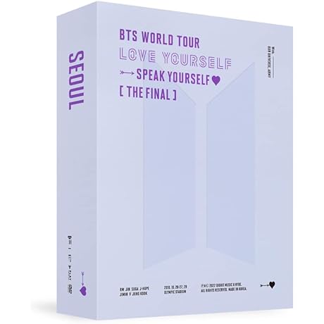 BTS World Tour ‘Love Yourself: Speak Yourself’ [The Final] DVD - Experience...