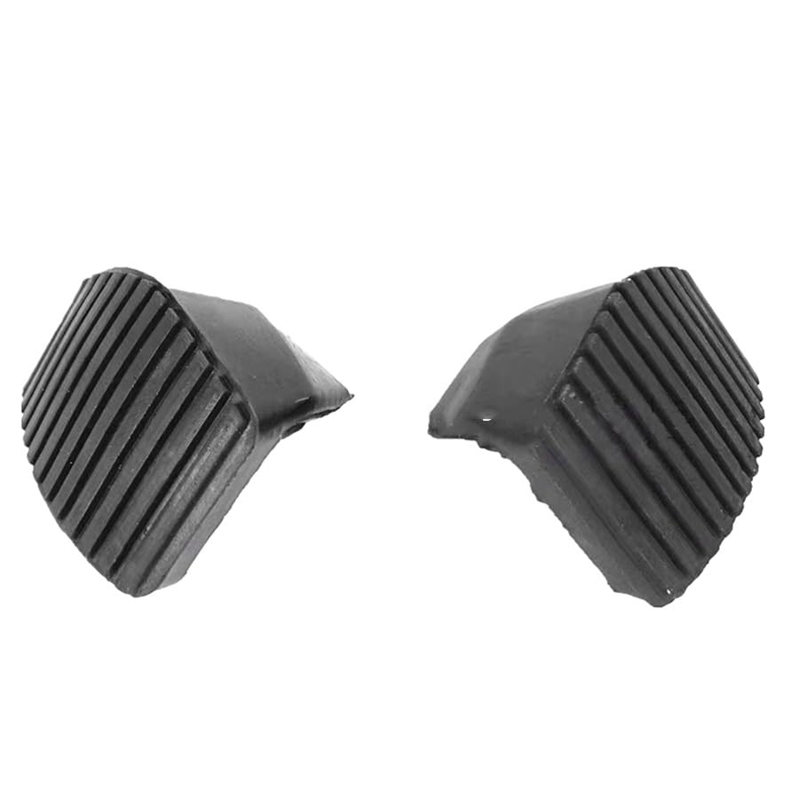 Lot De 2 Couvre-Pédales En Caoutchouc Noir - Protection Embrayage Et Frein Pour Peugeot 1007 207 208 301 Et Citroën C3 C4 C5 C6 C8