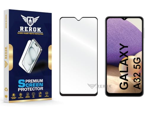Image of Gorilla Tempered Glass Screen Protector Compatible with Samsung Galaxy A32 5G [Pack of 1] | Edge-to-Edge, Bubble-Free, Case Friendly, Easy Installation Kit