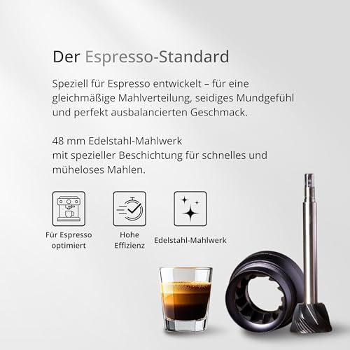 1Zpresso ruční mlýnek na kávu J-Ultra železo šedý, kónický mlýnek, sklopná rukojeť, magnetická sběrná nádoba 40g, numericky nastavitelná jemnost, vyšší rychlost mletí ideální pro espresso