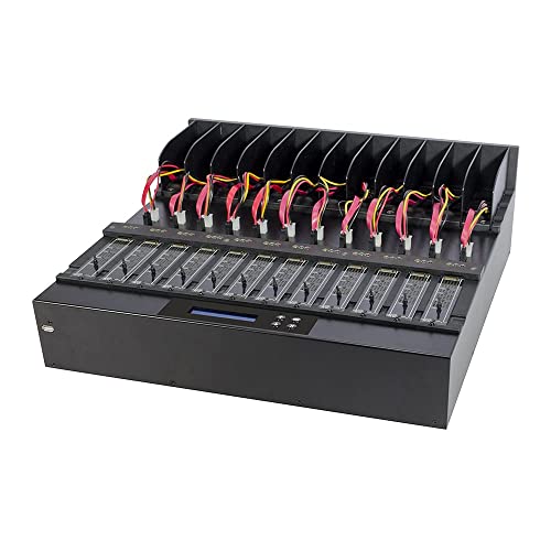 Image of Systor 1 to 11 PCIe M.2 NVMe /SATA Duplicator - 9GB /Min - SYSNVME-XW211 | Standalone duplicator to clone, erase and sanitize PCIe M.2 NVMe, SATA SSDs, and 2.5 inch /3.5 inch SATA hard drives no-PC operation.
