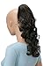 Produktbild PRETTYSHOP 40cm Haarteil Zopf Pferdeschwanz Haarverlängerung Voluminös Gewellt Braun H204