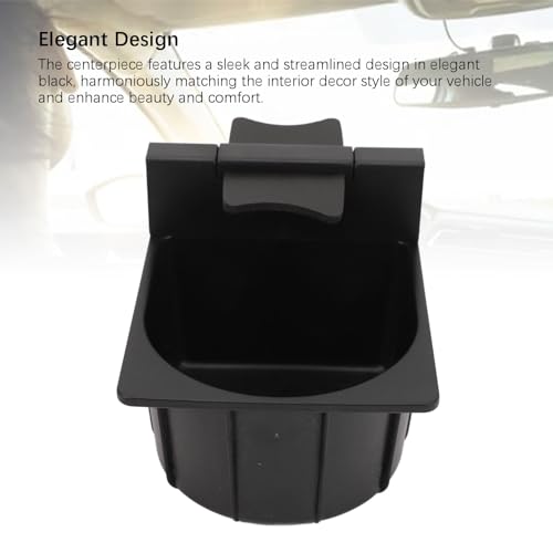 Insert porte-gobelet pour console centrale Crosstrek 2016-2021 en ABS noir - 7