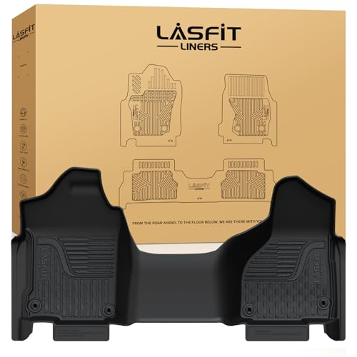 Image of LASFIT Front Floor Mats for RAM 1500 /2500 /3500 2013-2018 Bench Seat