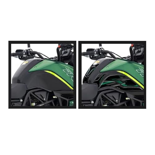 Protège réservoir moto TRK702X finition résine 3D durable - 4