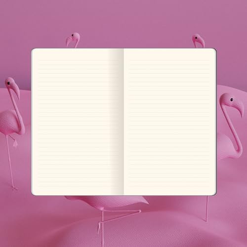 Image of flexbook Smartbook Notebook Ruled Light Blue /Green | Medium | 13x21cm - A5 (Minus) | 160 pages | 70gsm Fabriano Ivory Paper | Colorful Eco Paper Cover | with Yellow linen spine