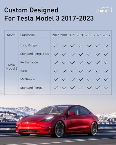 Taptes TS000433 Floor Mats For Tesla Model 3 2017-2024 thumb #3