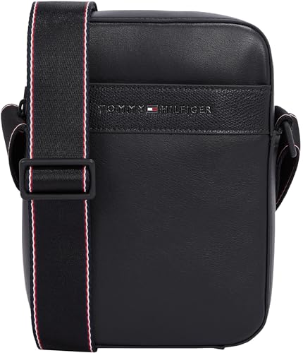 Tommy Hilfiger Sac à Bandoulière Sac Homme Corp Mini Reporter Petit, Noir (Black), Taille Unique