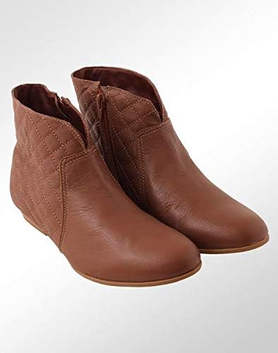 Bota Couro Conforto Usaflex Matelassê Feminina-38 | Amazon.com.br