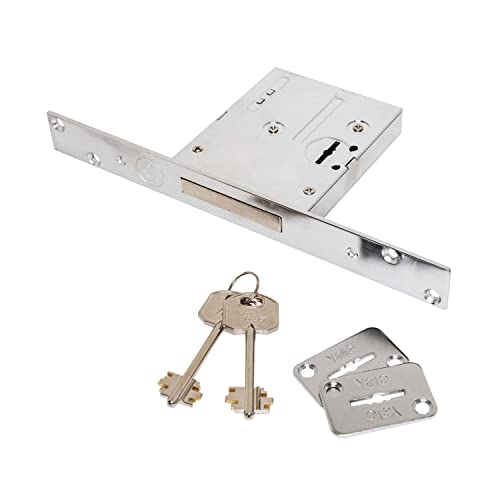 Yale Serratura a chiave Doppia Mappa per inferriate e cancelletti Y8TD10045200000 a fascia, con 4 mandate, entrata 52mm