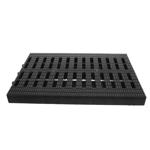 CHILDWEET Rejilla de Drenaje Exterior de Plástico 20X30 CM para Sótanos y Cocinas Cubierta de Zanja para Tuberías Flujo Libre de Agua