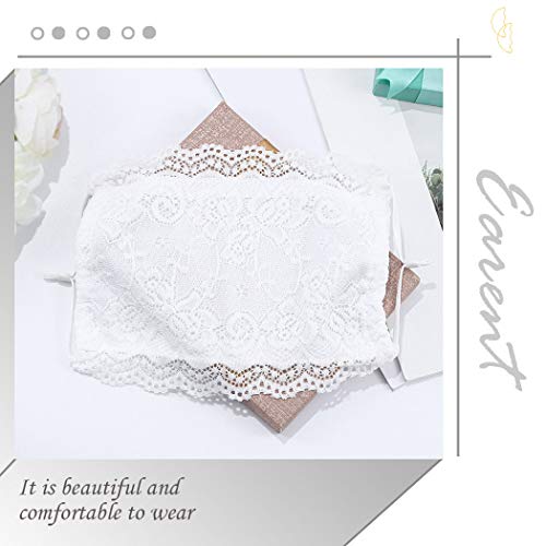 Earent Anti Dust Mouth Covers Reusable And Washable Cotton Covering Wedding Lace Flower Mouth Shield Fabric Outdoor Protection For Women And Girls (White) #TOP1