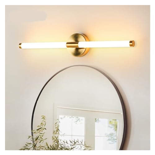 Aplique de pared LED de 55cm dorado con iluminación superior e inferior 4