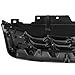 HECASA Grille Assembly Compatible with 2011-2013 Subaru Forester Bumper Grill Silvery+Black Replacement for 91121SC040 SU1200149