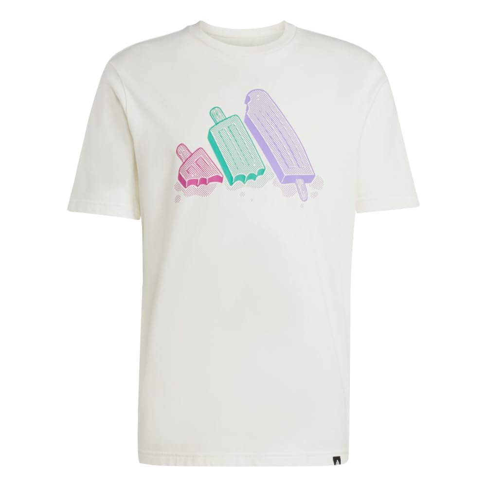 adidas Mens Lounge Ice Graphic T-Shirt