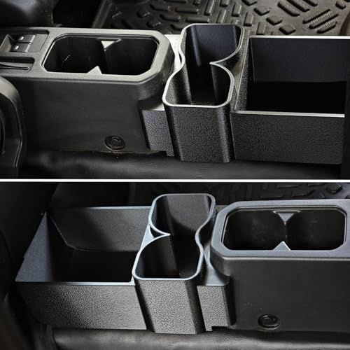 Image of Rear Centre Console Storage Organizer for Jimny - Dual Bottle Holder & Utility Compartment
