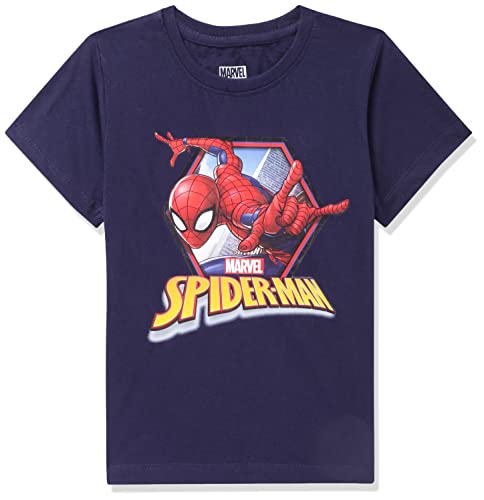 Image of Marvel Boys Cotton Round Neck T-Shirt