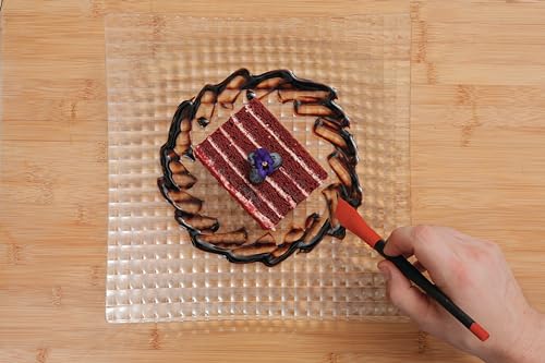 Image of Mercer Culinary Silicone 60 Degree Angle Plating Brush