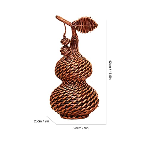 Gourde en osier artisanale pour rompre la monotonie des décorations de table en plastique - 3