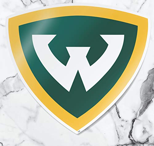 Image of Collegiate NCAA Car Decal Made from Premium Weatherproof Vinyl (Wayne State University)