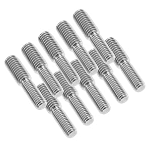 Catiebye 10er Edelstahl Reduziernippel Adapter Set